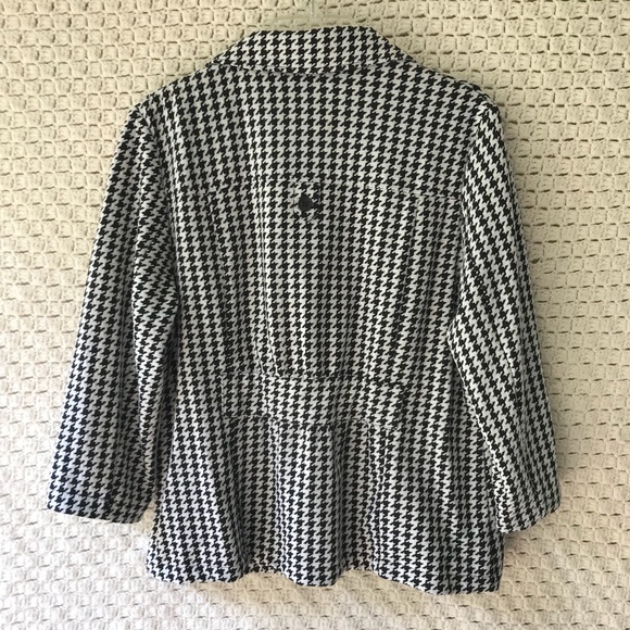 Susan Bristol houndstooth jersey blazer - Picture 5 of 7